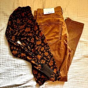 Loft Skinny leg Corduroy Pants